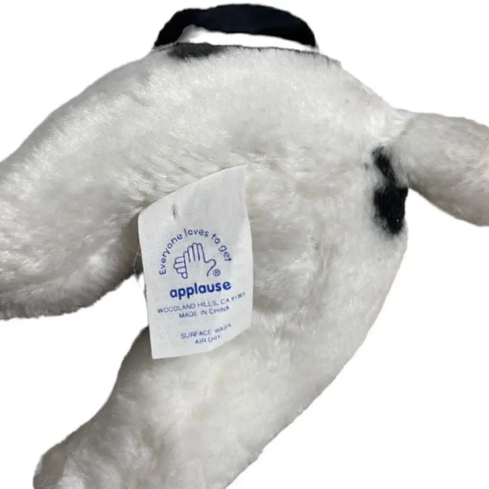 APPLAUSE 101 Dalmatians Wizzer Whizzer Plush with Attached Collar and Brand Tag